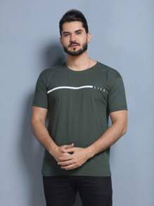 Men T-Shirts - 綠色 - 查看 6