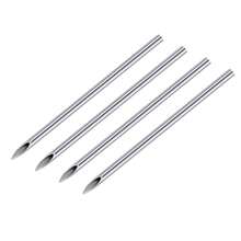 CIZME 100入組混合身體穿刺針,12g 14g 16g 18g 20g不銹鋼無菌一次性耳鼻肚臍乳頭唇穿刺針 - 銀色 - 查看 8