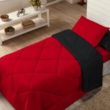 Duvets & Down Comforters - đỏ và đen - Xem 4