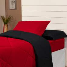 Duvets & Down Comforters - đỏ và đen - Xem 3