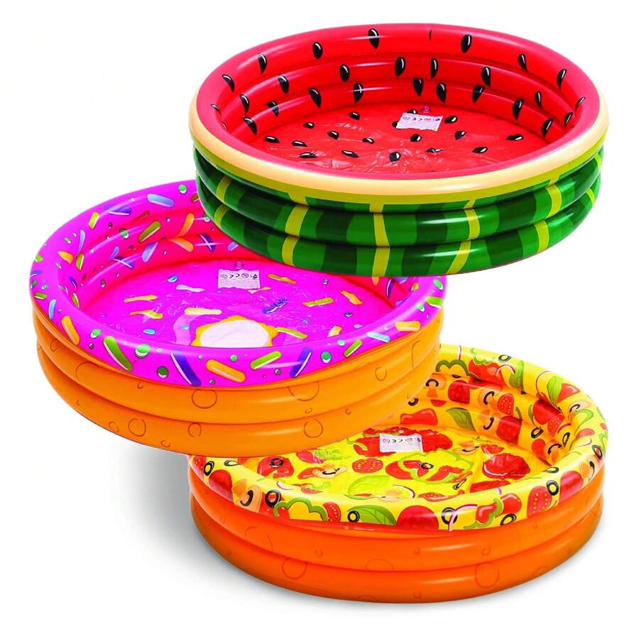 Syncfun Inflatable Pool With 3 Ring Fun In Summer Swimming Pool For Fun ...