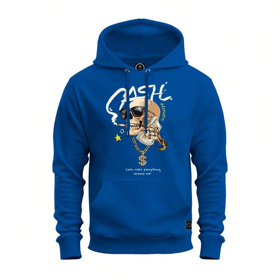 Men Sweatshirts - 藍色 - 查看 1