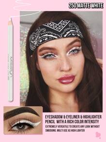 Misslyn 2入組眼線筆與眼影盤套裝,紋理柔滑,色彩飽和易暈染,多功能,可選霧面、絲絨或閃耀光澤 - 10色眼影盤4+眼線筆250 - 查看 5