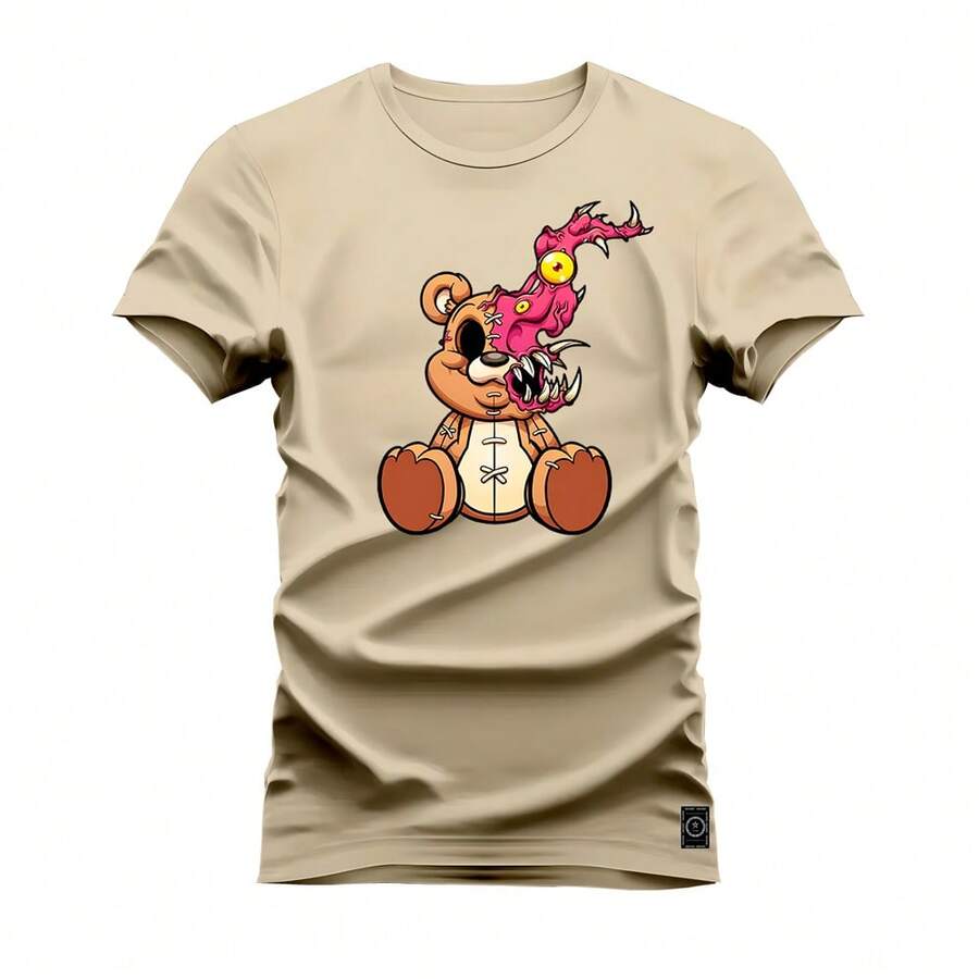 Men T-Shirts - Khaki - View 1