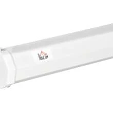 HOMCOM Telo Proiettore da 120" Formato 4:3 in Tessuto a Rete, Plastica e Metallo con Treppiedi, 244x183 cm, Bianco - Bianco - Visualizzare 9
