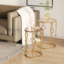 HOMCOM Coffee Tables - Champagne - View 1