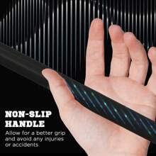 SPORTNOW Barbell Bar For 5cm Weight Plates, With Spring Clips, Home Gym Weight Lifting Bar, 210cm, 20kg - Black - View 4