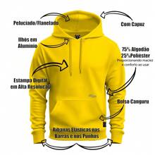 Men Sweatshirts - 黃色 - 查看 3