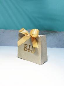 Hộp quà tặng kẹo sáng bóng thanh lịch 5 chiếc cho lễ hội Hồi giáo Kareem Hajj, trang trí lưu niệm chúc mừng - Vàng - Xem 4