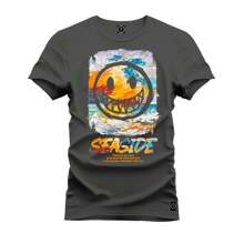 Men T-Shirts - Màu xám đen - Xem 1