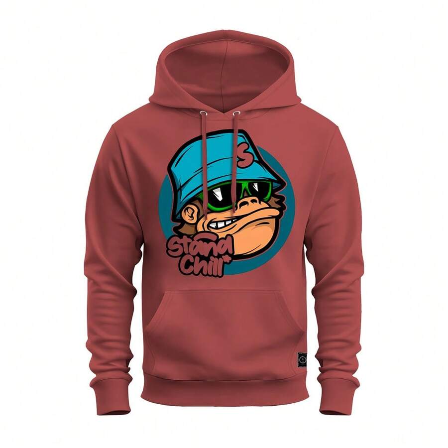 Men Sweatshirts - Đỏ - Xem 1