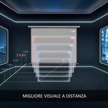 HOMCOM Projection Screens - Black and White - View 6