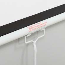 HOMCOM Projection Screens - Black and White - View 9