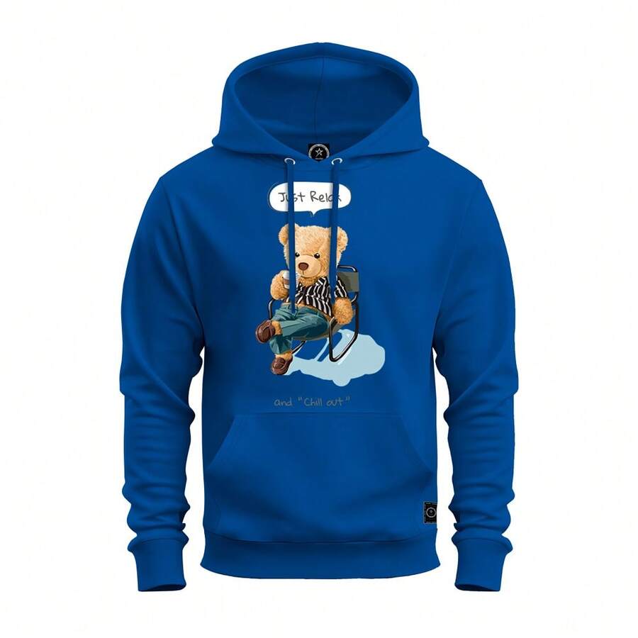 Men Sweatshirts - 藍色 - 查看 1