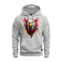 Men Sweatshirts - 灰色 - 查看 1