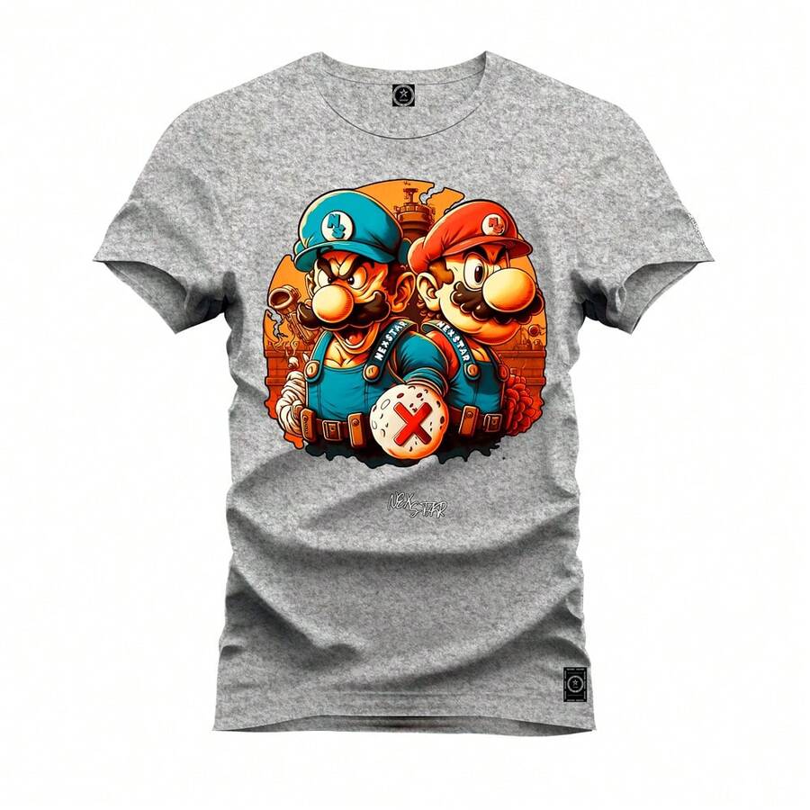 Men T-Shirts - 灰色 - 查看 1