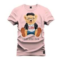 Men T-Shirts - Màu Hồng baby - Xem 1