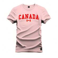 Men T-Shirts - 淺粉色 - 查看 1