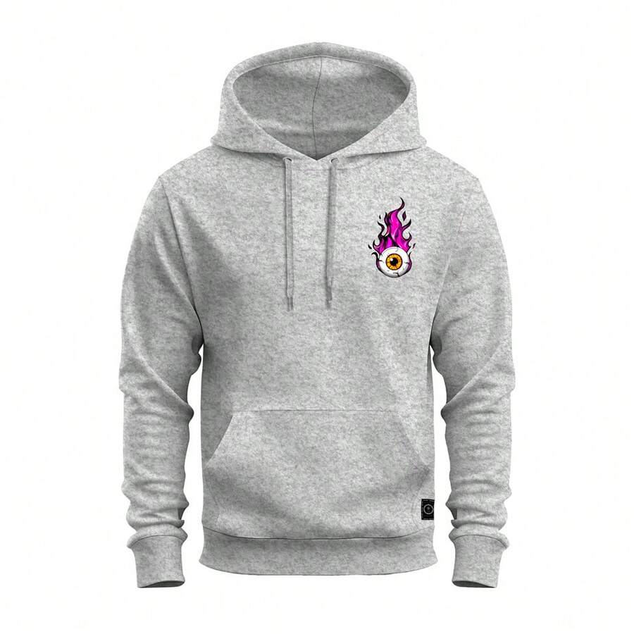 Men Sweatshirts - 灰色 - 查看 1