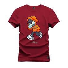 Men T-Shirts - 紅色 - 查看 1