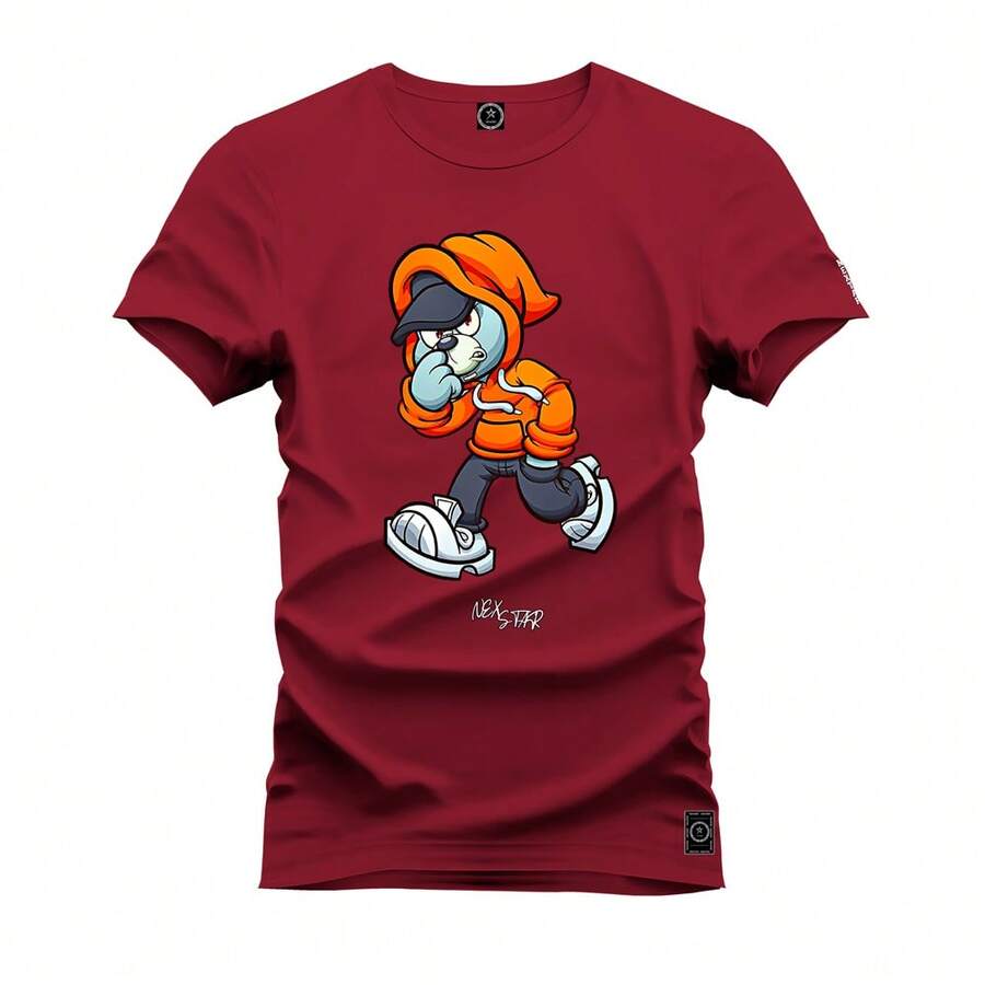 Men T-Shirts - 紅色 - 查看 1