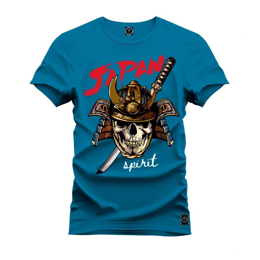 Men T-Shirts - 藍色 - 查看 1