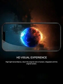 1 Miếng Bảo Vệ Màn Hình Kính Trong Suốt Toàn Màn Hình Tương Thích Với Apple Iphone 15promax 15pro 15 15plus, Kính 14promax 14pro 14plus, Tương Thích Với 13promax 13 13pro 12 12pro 11 Xr, 7/8, Chống Rơi 7plus/8plus - Trong sáng - Xem 4