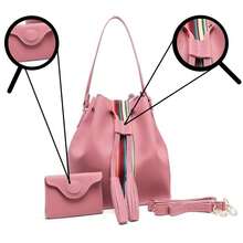 Women Shoulder Bags - 珊瑚粉 - 查看 4