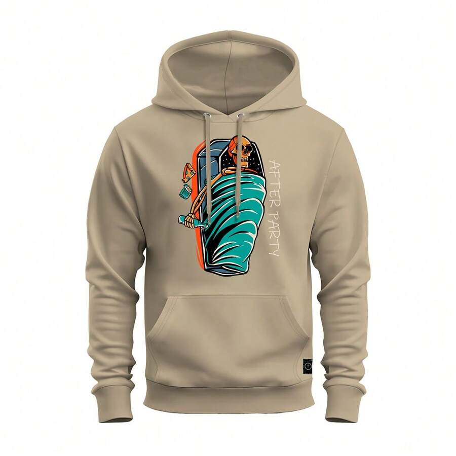 Men Sweatshirts - 米色 - 查看 1