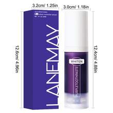 Purpura Crema De Dientes De Blanqueamiento Con Esencia De Blanqueamiento, Elimina Manchas Amarillas Y Repara Los Dientes - Morado - Ver 6