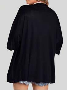 Women Kimonos - 紅色 - 查看 5