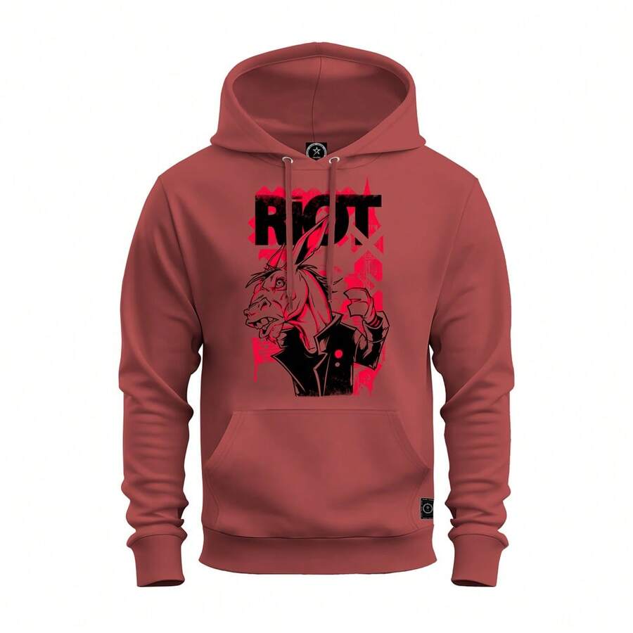 Men Sweatshirts - 紅色 - 查看 1