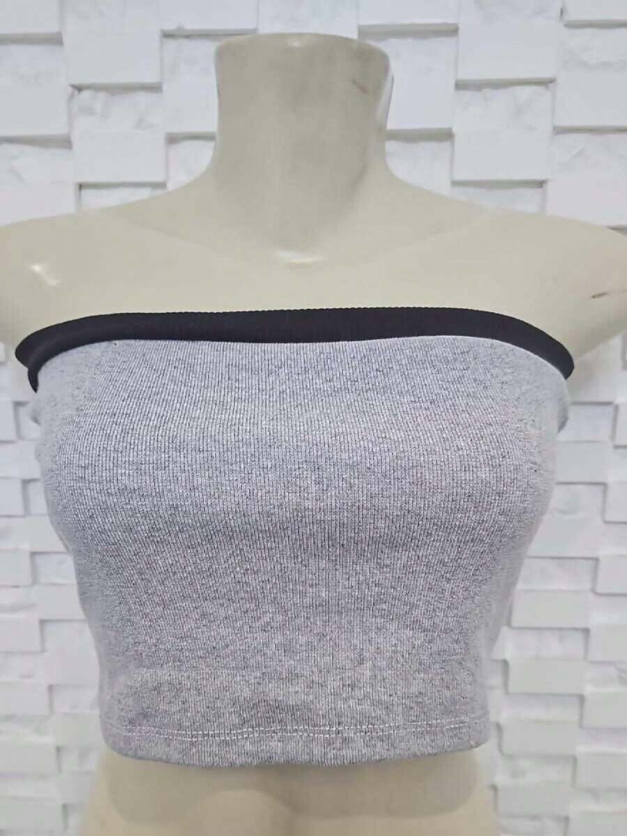 Women Tops - Xám - Xem 1