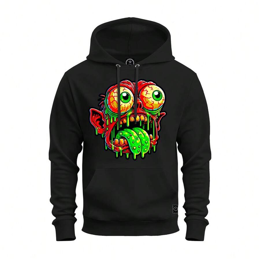 Men Sweatshirts - 黑色 - 查看 1