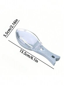 1pc Covered Fish Scale Scraper Fish Cleaning Tool, Effective Fish Scale Remover Kitchen Gadget - Multicolor - View 6