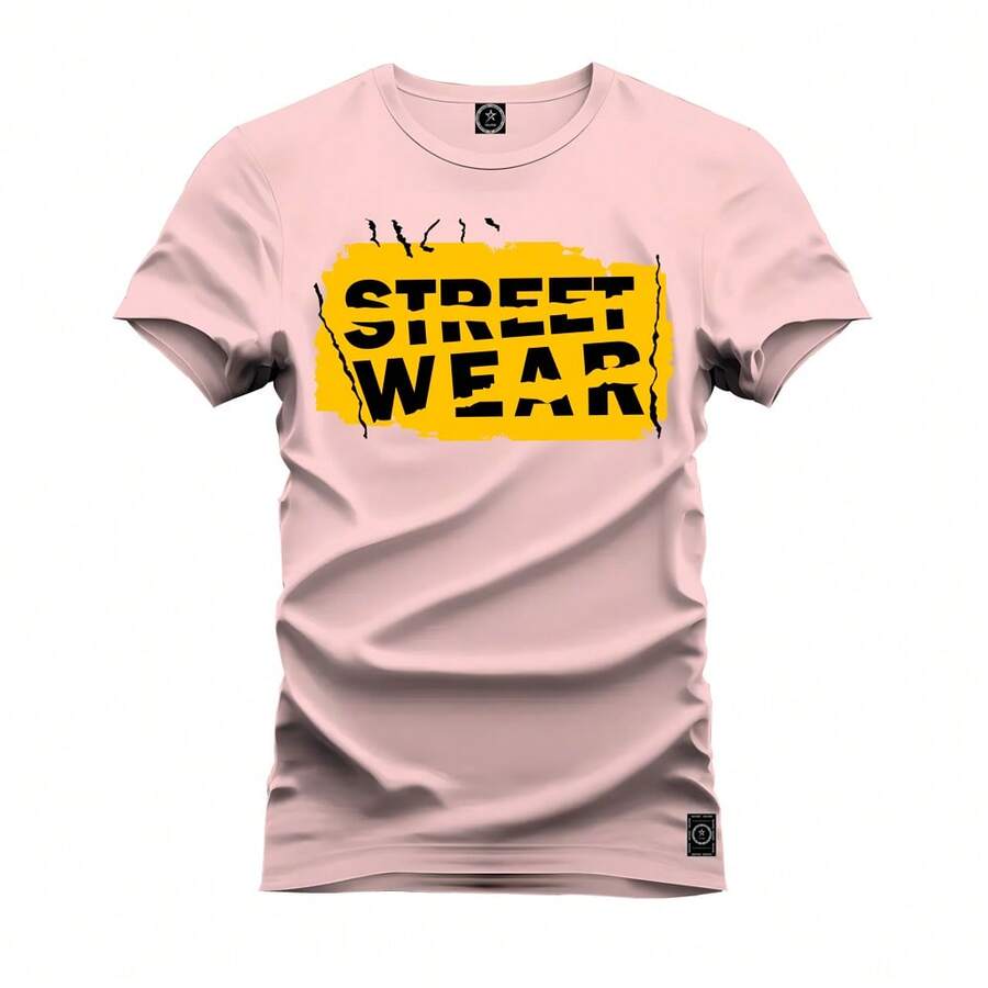 Men T-Shirts - Màu Hồng baby - Xem 1