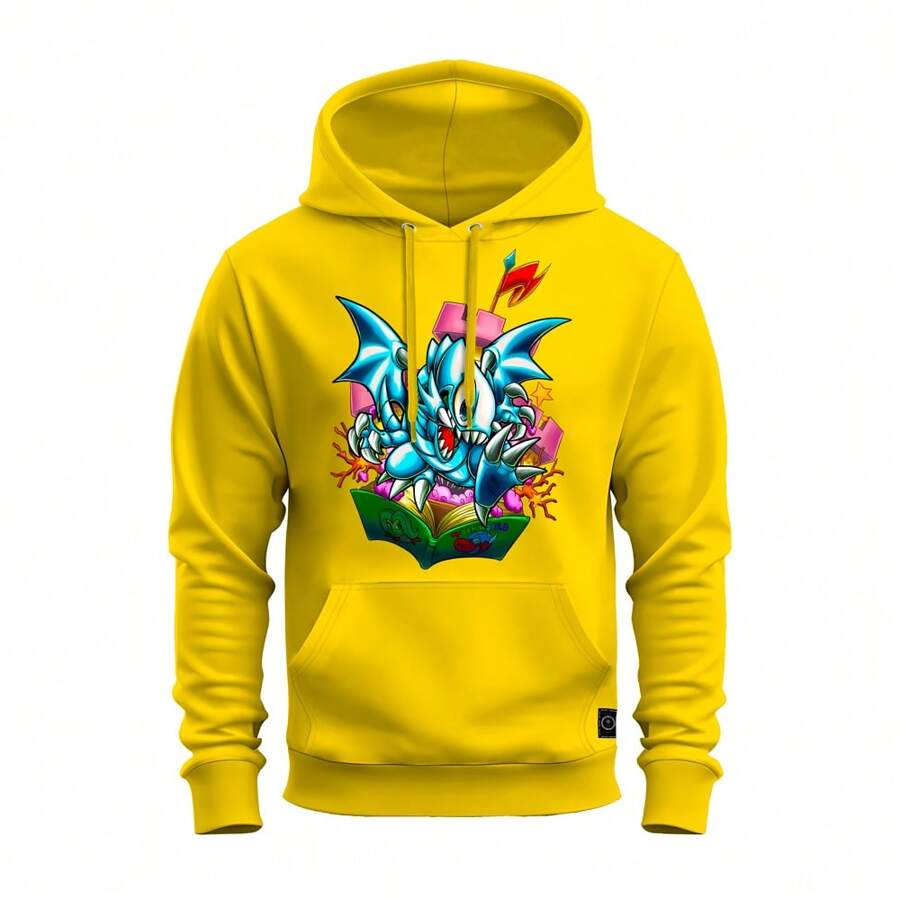 Men Sweatshirts - 黃色 - 查看 1