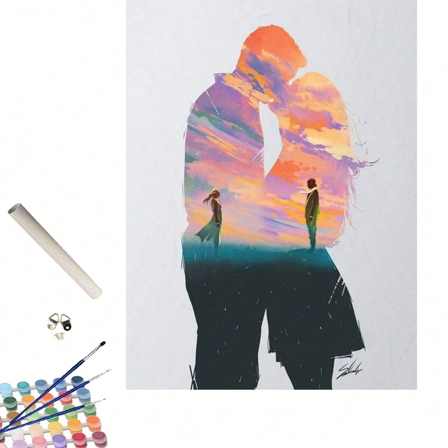 Partner - Paint By Numbers For Adults DIY Paint By Numbers Kits On Canvas Oil Painting Kits - 40*50-mate 4-frameless - View 1