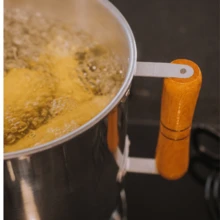 GLOBAL ALUMINUM HOUSE Kit 3 Small Aluminum Mugs With Rim No. 12 No. 14 No. 16 Wooden Handle Mugs For Boiling Water Tea Milk Hot Or Cold Liquid - 銀色 - 查看 5