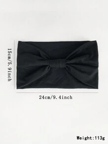 1pc/4pcs Stretchy Knit Wide Headband,Gym