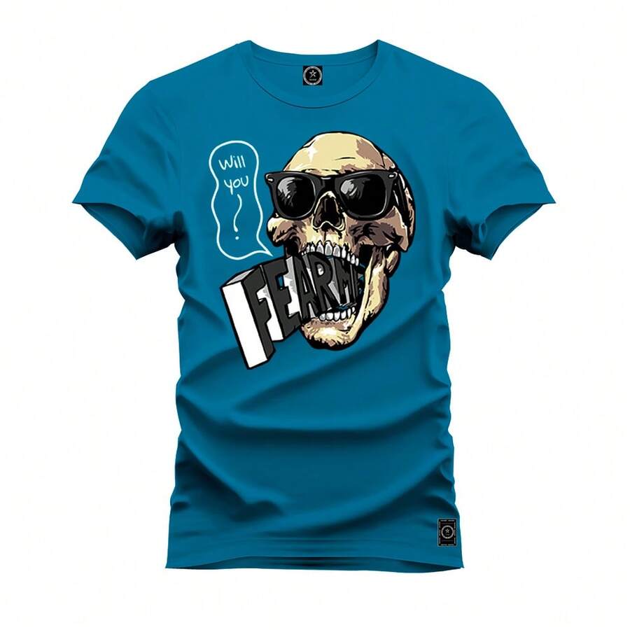 Men T-Shirts - Màu xanh lam - Xem 1