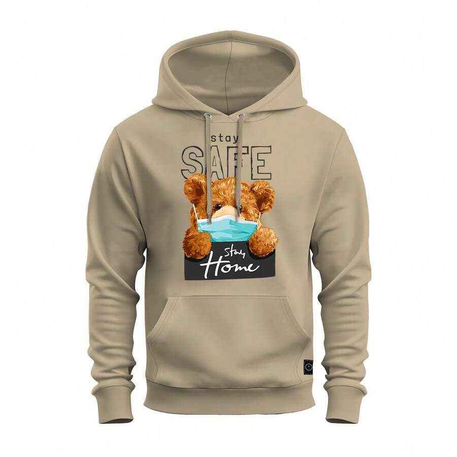 Men Sweatshirts - 米色 - 查看 1