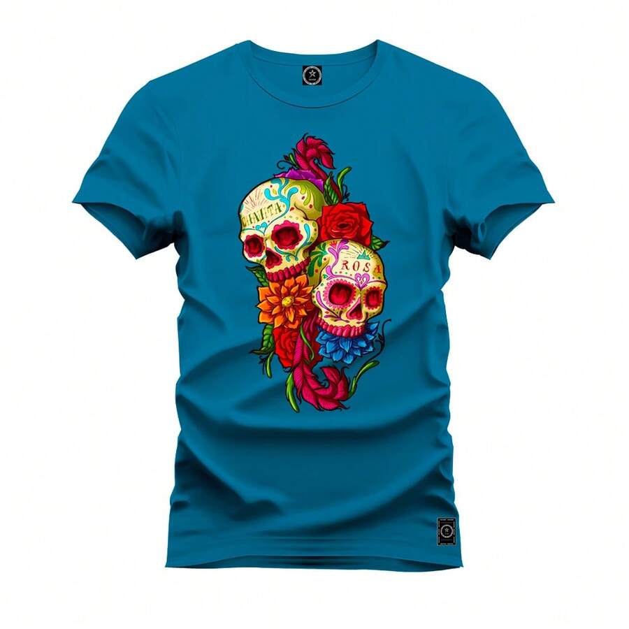 Men T-Shirts - 藍色 - 查看 1