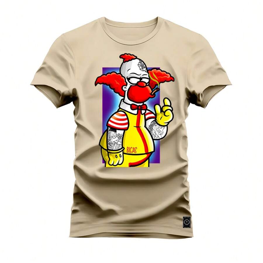 Men T-Shirts - Màu Khaki - Xem 1