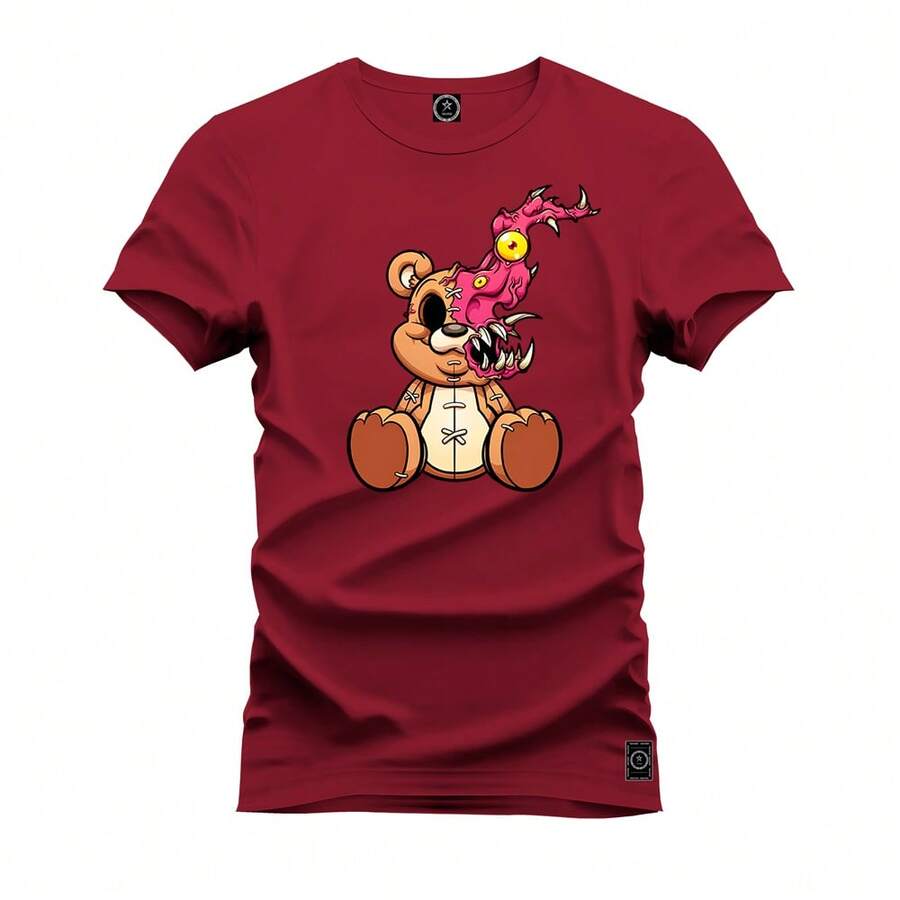 Men T-Shirts - Red - View 1