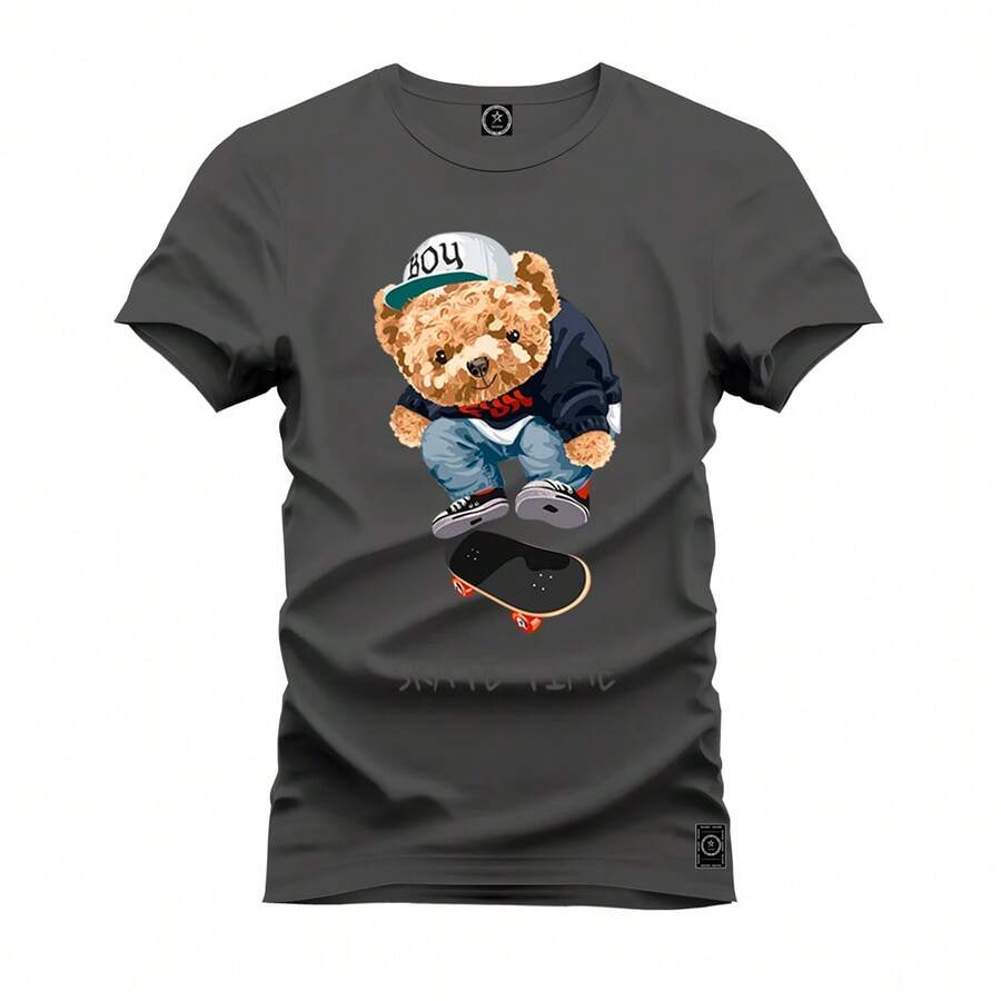 Men T-Shirts - Màu xám đen - Xem 1