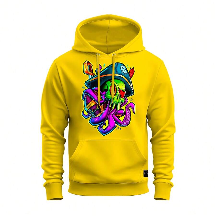 Men Sweatshirts - Màu vàng - Xem 1