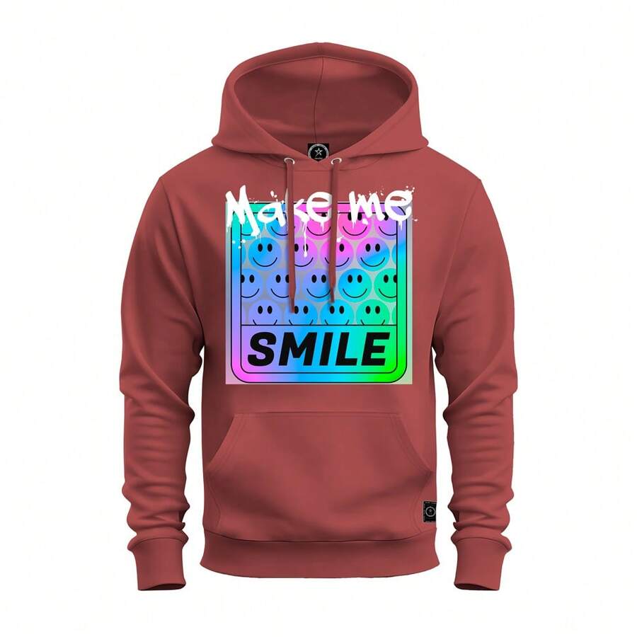 Men Sweatshirts - 紅色 - 查看 1