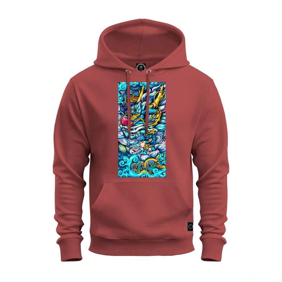 Men Sweatshirts - 紅色 - 查看 1