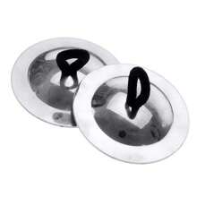1Pair=2Pcs Silvery Metal Cymbals 5.3cm Finger Gong Performance Instruments Creative Orff Musical Instruments,Musical Instruments,Instrument,Music Instruments - Multicolor - View 1